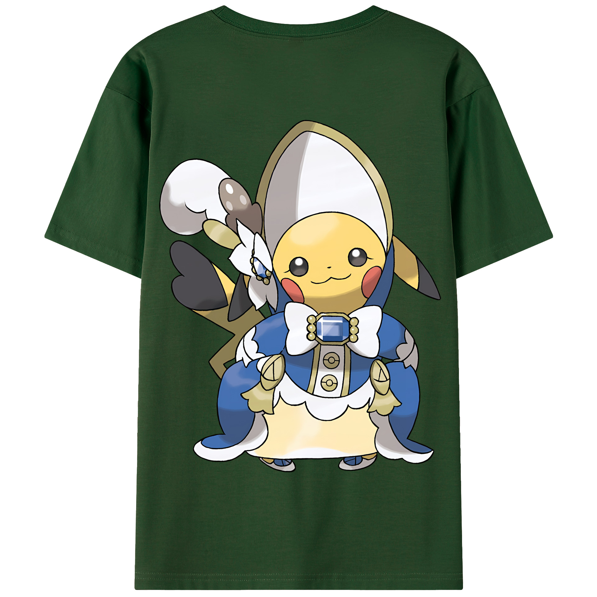 （画像用） ポケットモンスター Pokémon 綿100％半袖Tシャツ（背面プリント）